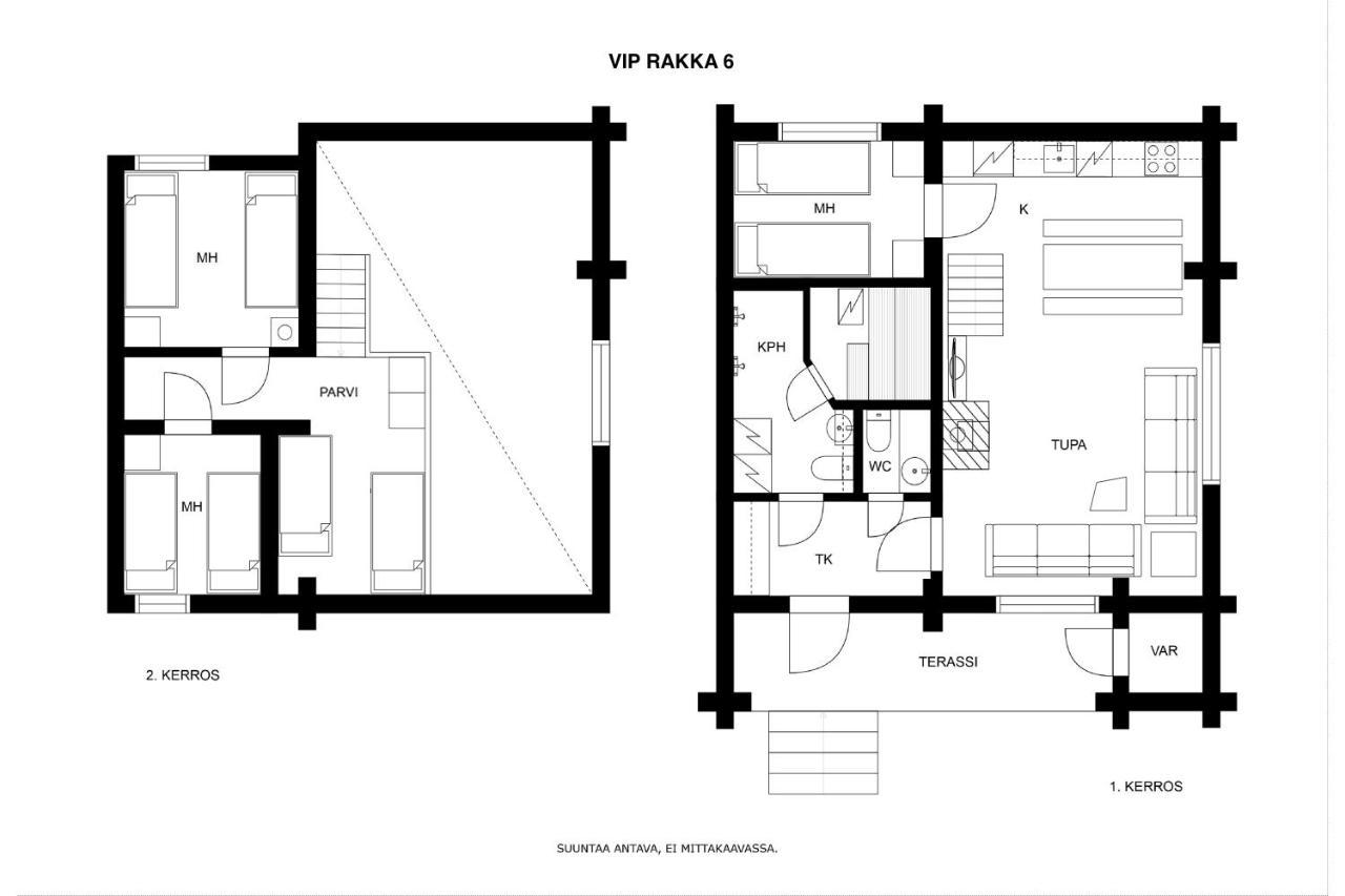 Vip Rakka Villas 5 & 6 Levi Exteriör bild